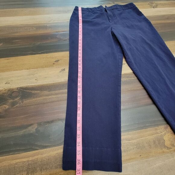 Unlisted a Kennet Cole Production Blue Casual Trouser |Size 16 | Cotton - Picture 6 of 6